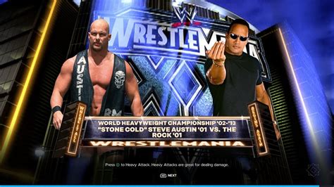 WWE 2K24 Stone Cold Vs The Rock Or The Double Championship Match