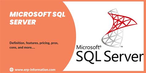 Microsoft SQL Server Overview Features Pricing Pros And Cons