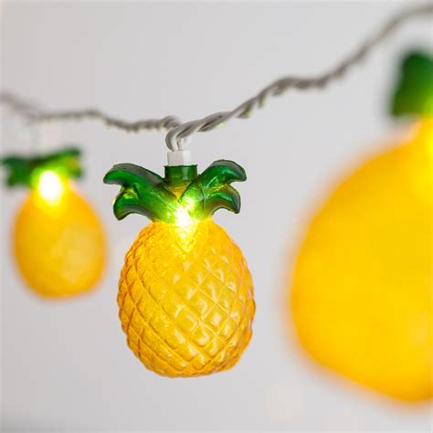 Pineapple String Light Set 10 Clear Lights Yard Envy