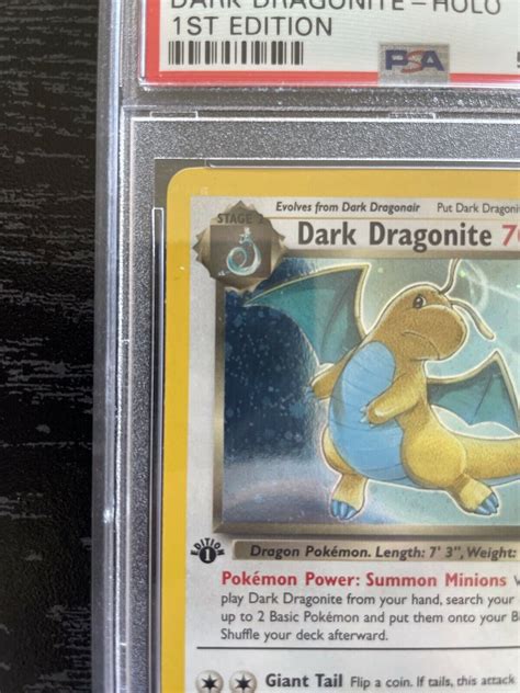 Mavin Pokemon Rocket Dark Dragonite Holo St Edition Psa