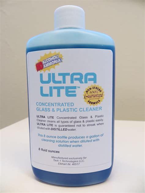 Ultra Lite Concentrated Glass & Plastic Cleaner