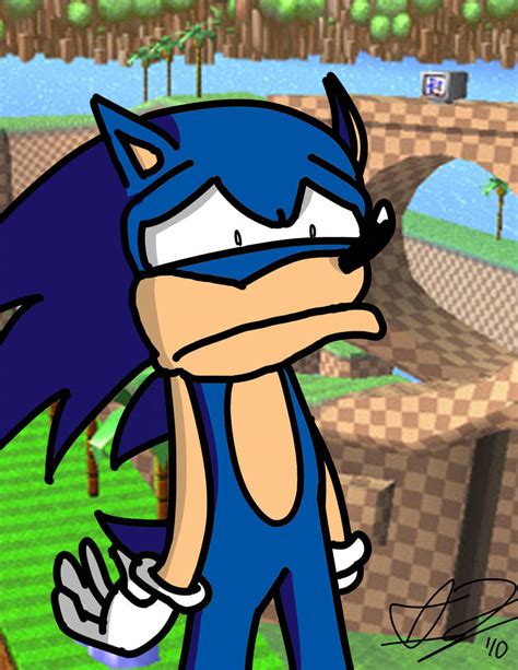 Sad Sonic By Kamekman On Deviantart