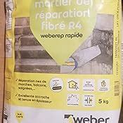 Mortier De R Paration Fibr Prise Rapide Weber Weberep Rapide Kg