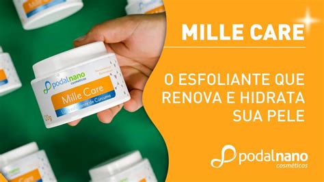 Mille Care Esfoliante Biodegrad Vel Para Os P S Podal Nano