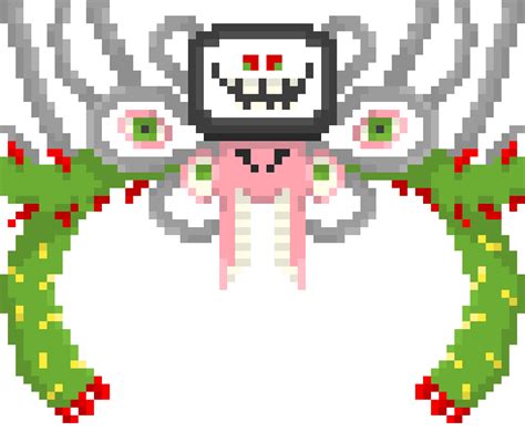 Omega Flowey Pixel Art Rundertale