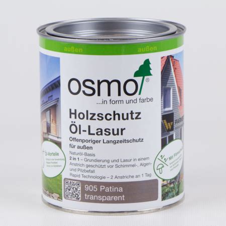 Osmo Holzschutz Öl Lasur Patina 905 750 ml 31 70