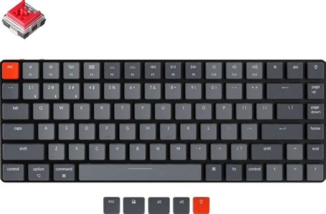 Клавиатура Keychron K3 Low Profile Hot Swap Optical White LED Red K3D1 KEYCHRON купить Elmir