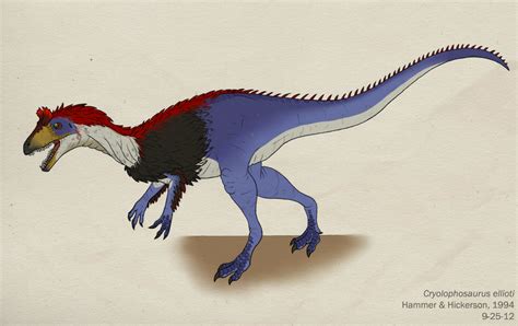 074 Cryolophosaurus Ellioti By Green Mamba On Deviantart