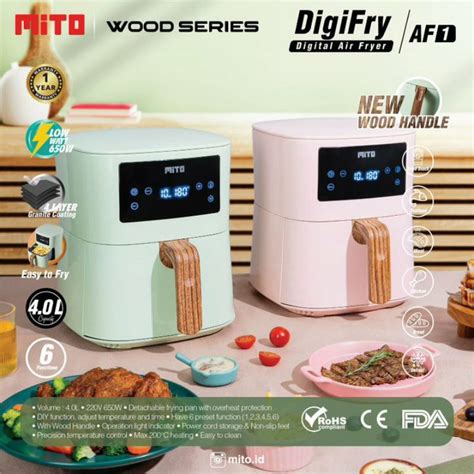 Jual Mito Digital Air Fryer Air Fryer Murah Air Fryer Mito Air