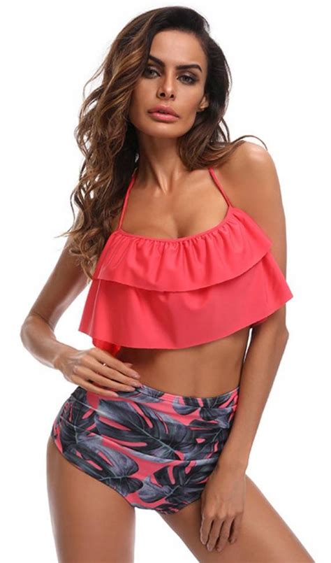 Bikini Strój Kąpielowy FALBANKA Wys Stan PushUp M 7451893876 oficjalne archiwum Allegro