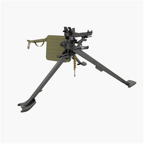 3D model tripod mount for machine gun | CGTrader