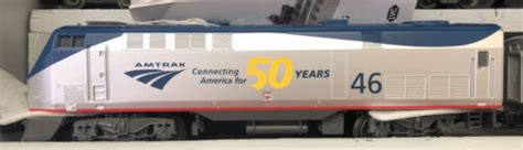 Lionel O Scale Amtrak Th Anniversary Lionchief Plus