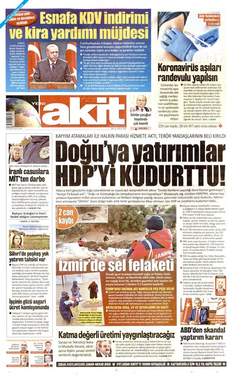 Yeni Akit Gazetesi Aral K Sal