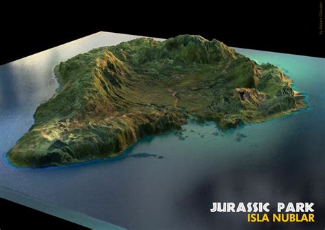 Jurassic Park Island - "Isla Nublar" (Fictional scenery) - Wishlist ...