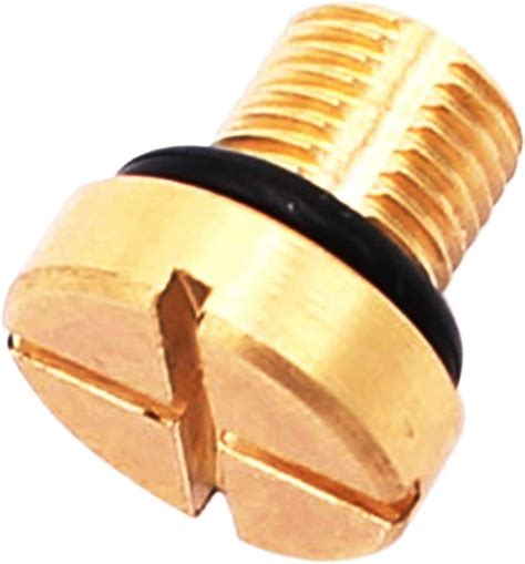 Seapple Brass Engine Coolant Hose Bleed Screw Plug Compatible With