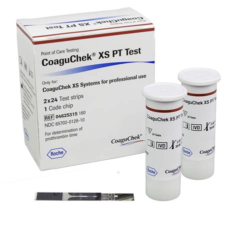 Roche Diagnostics Coagulation Coaguchek Xs Pt Inr Test Strip