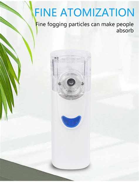 Handheld Battery Operated Portable Medical Nebulizer Inhalator