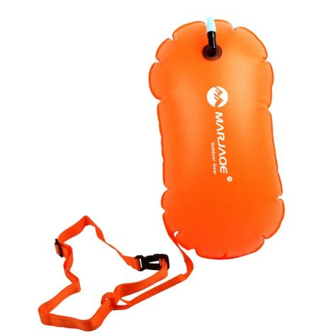 Orange Inflated Buoy Flotation Device For Pool Open Sea Safety