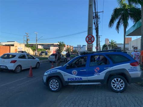 Conquista Operação Força Total Realiza Blitz Em Frente Ao Shopping