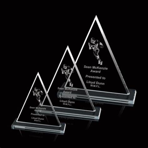 Bloom Starfire Pyramid Crystal Trophy TFY FDN931S