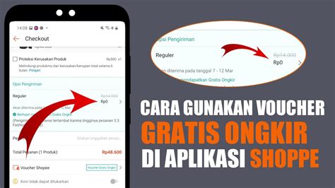 Cara Menggunakan Voucher Gratis Ongkir Shopee Cara Dapat Voucher