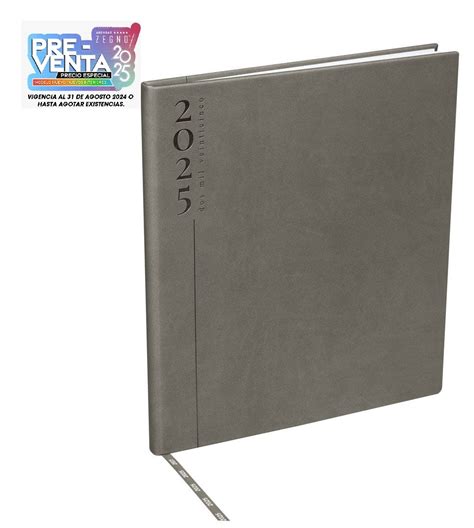 Agenda Ejecutiva Clasica Gris Mayoreo De Agendas Personalizadas