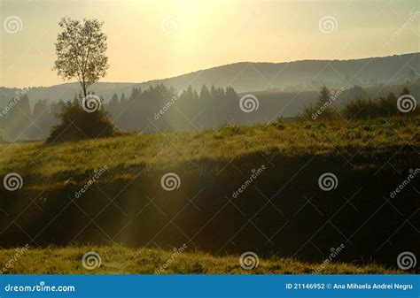 Beautiful Sunrise Over the Hills Stock Photo - Image of flare, morning: 21146952