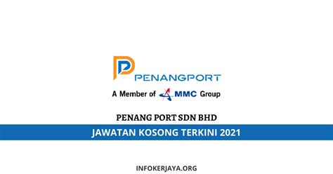 Jawatan Kosong Penang Port Sdn Bhd Jawatan Kosong Terkini