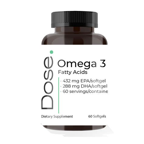 Dose Omega 3 Dose Cbd