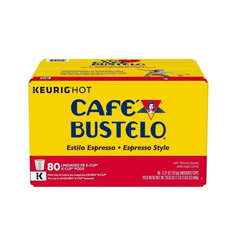 Cafe Bustelo Espresso Style Coffee K-Cups (80 ct.) - Walmart.com - Walmart.com