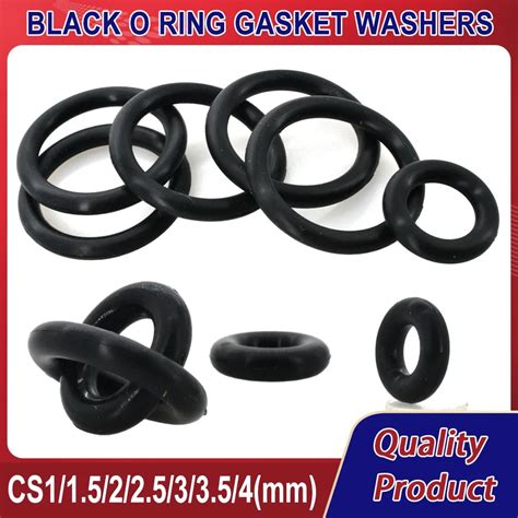 Cs Mm Mm Mm Mm Black O Ring Gasket Washers Vmq Food Grade O Ring