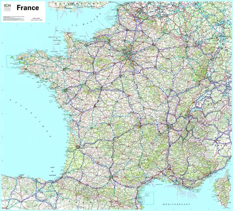 Carte De France Des R Gions En Haute Qualit Hq