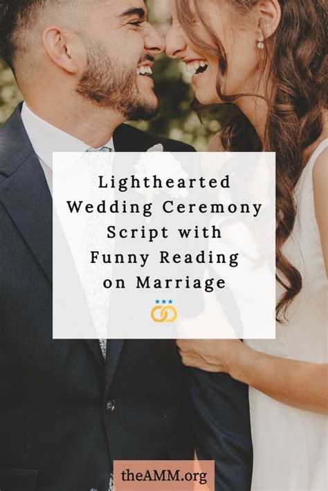 Wedding officiant script funny – Artofit