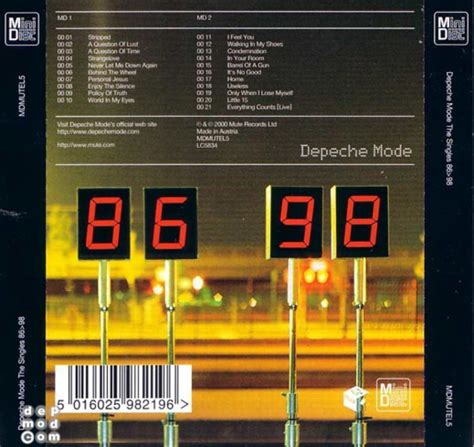 The Singles 86 98 Depeche Mode Discography