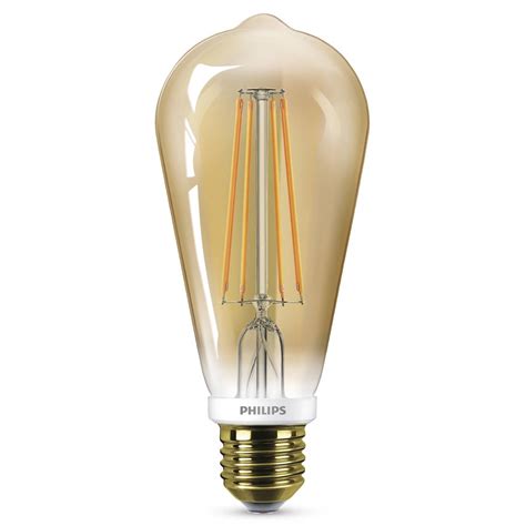 Philips Led Lampe E St W Gold Dimmbar Lampenwelt De