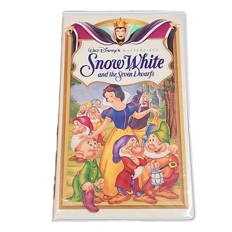 SNOW WHITE AND the Seven Dwarfs (VHS, 1994) Walt Disney's Masterpiece