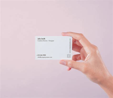 Psd Business Card Brand Mockup Vol Pixeden Club