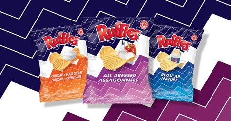 ruffles ruffles spicy  dressed flavoured potato chips tasty rewards