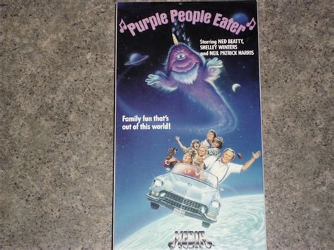 Vintage VHS Movie Purple People Eater Ned Beatty Etsy