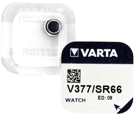 Батарейка V377 VARTA аналог SR66 / SR626SW для часов купить в СПб