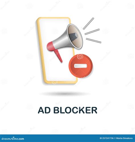 Ad Blocker Icon Trendy Ad Blocker Logo Concept On White Background