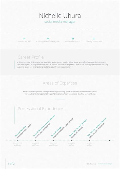 Antlia Resume Template By Beautiful Resumes Issuu