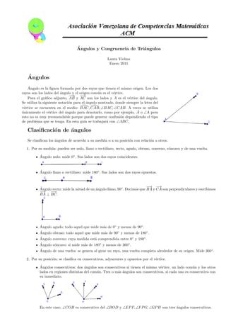 Clasificación de ángulos PDF