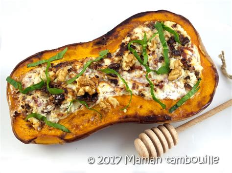 Butternut Farcie Au Ch Vre Maman Tambouille