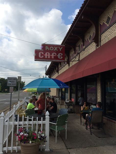 Roxy cafe Michigan | Places, Michigan, Outdoor decor