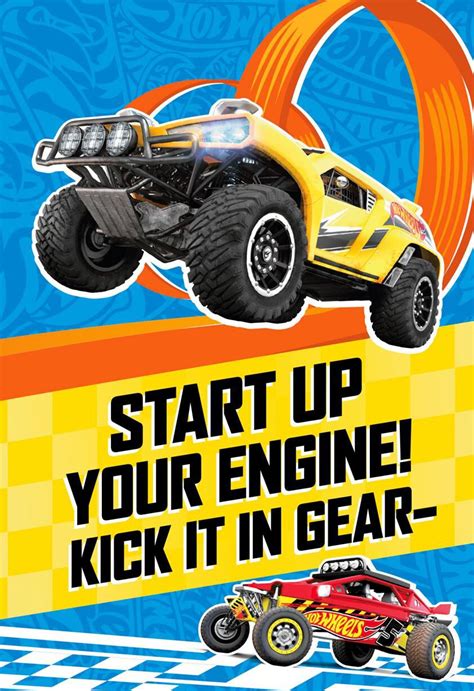 Hot Wheels™ Start Your Engine Birthday Card Greeting Cards Hallmark