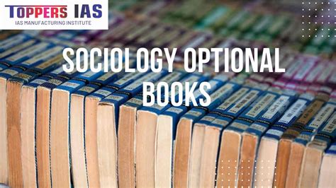 Sociology Optional Books For UPSC IAS Exam List