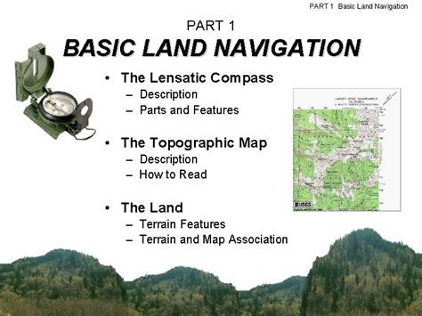 Part 1 Basic Land Navigation Part 1 Basic