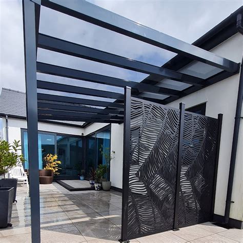 Striking Modern Canopy Installation Wales Modern Property Canopy Pro ...