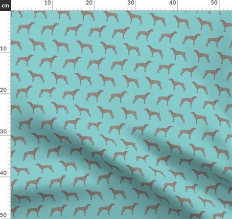 Weimaraner Dog Fabric Simple Dog Design Spoonflower